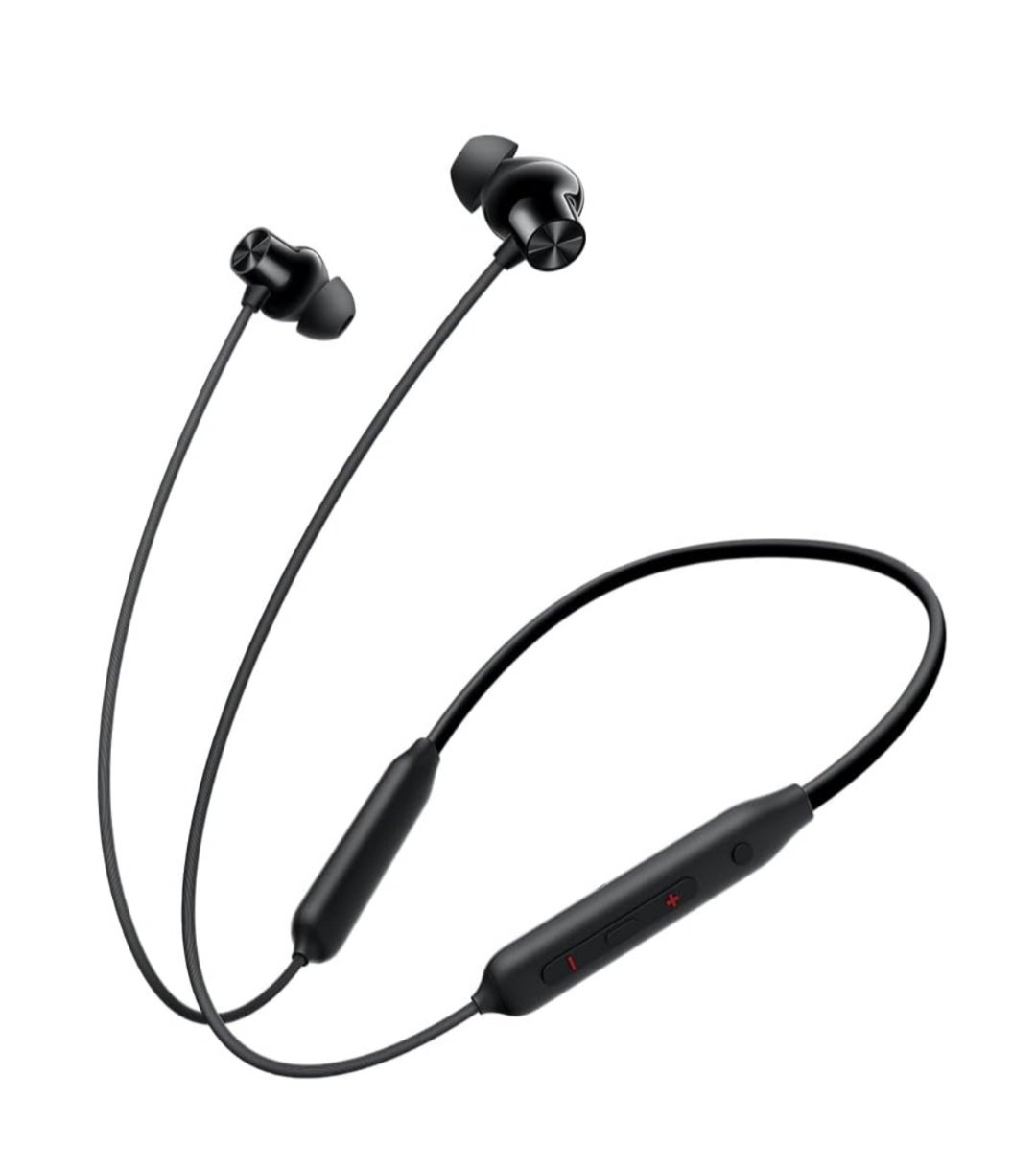 OnePlus Bullets Wireless Z2 ANC Bluetooth in Ear Earphones with Mic, 45dB Hybrid ANC, Bombastic Bass - 12.4 mm Drivers, 10 Mins Charge - 20 Hrs Music, 28 Hrs Battery (Booming Black)